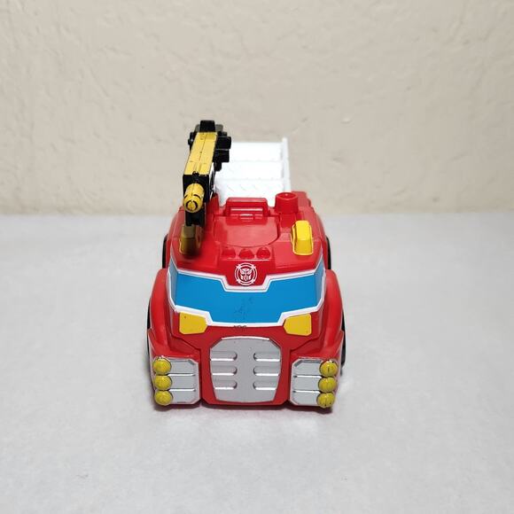 Transformers Playskool Rescue Bots Heatwave The Fire Bot Truck W/ Blaster Loose - Picture 7 of 8